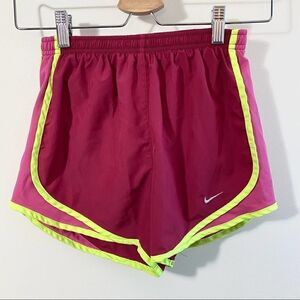 Nike dri-fit pink running shorts size xs